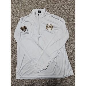 Detroit Pistons 1/4 Zip Pullover Adult M Oakland University White Lightweight